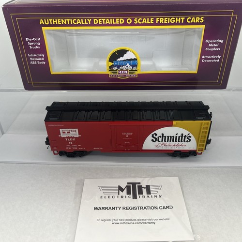 MTH Premier 20-94249 Schmidt’s of Philly Beer Reefer O Gauge NEW #16 - Picture 6 of 15