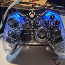 Afterglow Clear Led Xbox Series X/S Xbox One Controller USB Cable Included