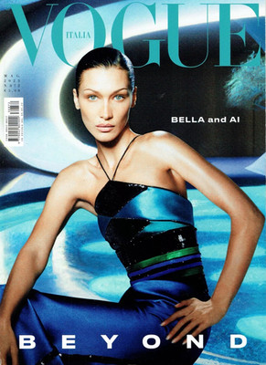 BELLA HADID by CARLIJN JACOBS Vogue Magazine Italia May 2023 New