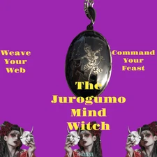 Metaphysical Jurogumo Mind Witch Pendant Magic Elite Coven 666