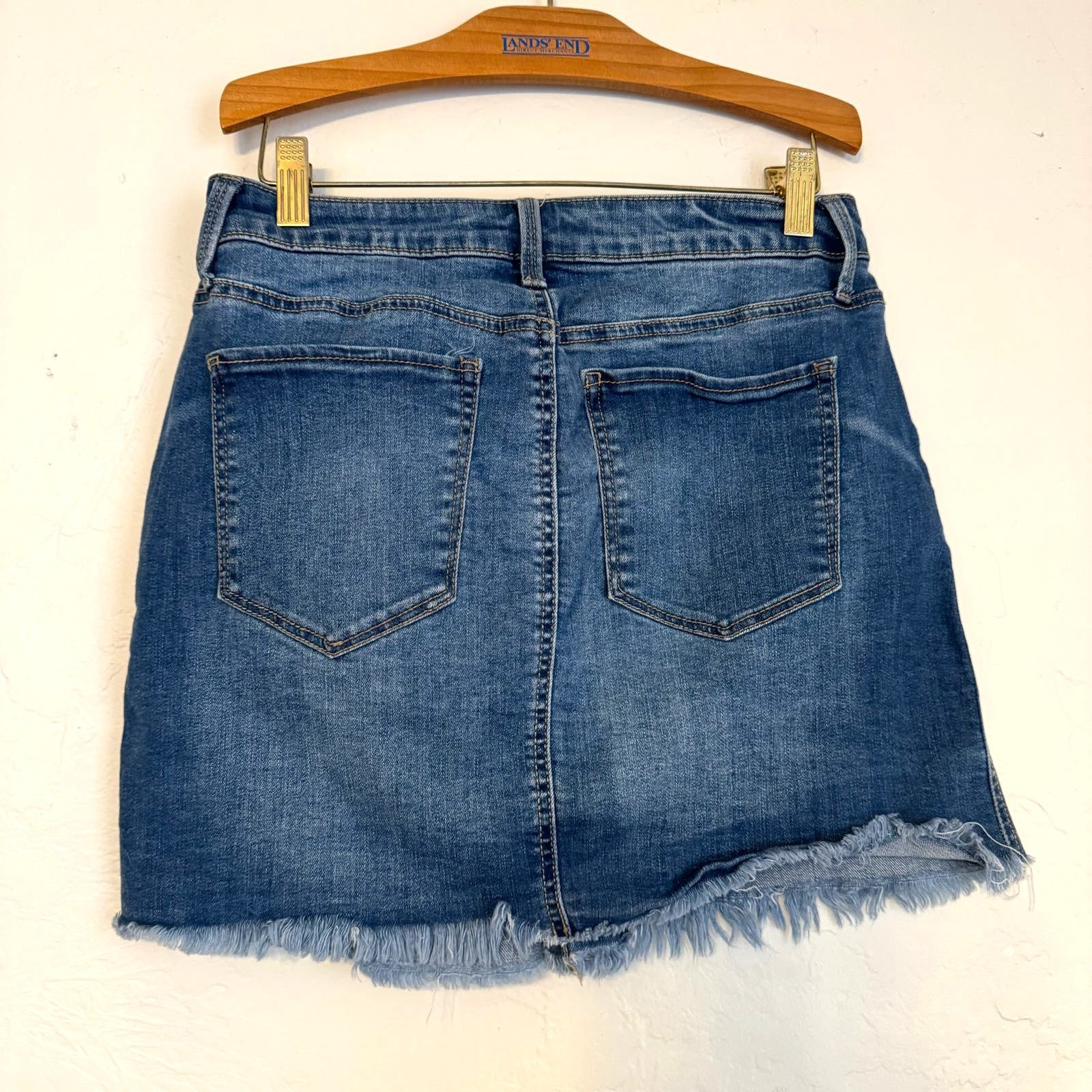 Mudd Flex Stretch Distressed Button Front Rough H… - image 2