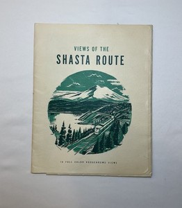 Southern Pacific Railway Views of the Shasta Route 16 Full Color Kodachrome 9/16