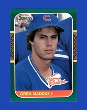 1987 Donruss The Rookies Set-Break # 52 Greg Maddux NR-MINT *GMCARDS*