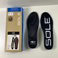 SOLE Active Thick Insoles Arch Support Men Women Size M 11 W 13