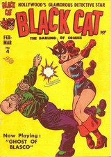Cover of Black Cat Comics #4
