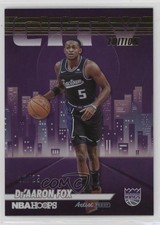 2022 Panini NBA Hoops City Edition Holo Artist Proof 7/25 De'Aaron Fox #20 rf2