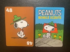 Snoopy  PEANUTS BEAGLE SCOUTS  Card # 48