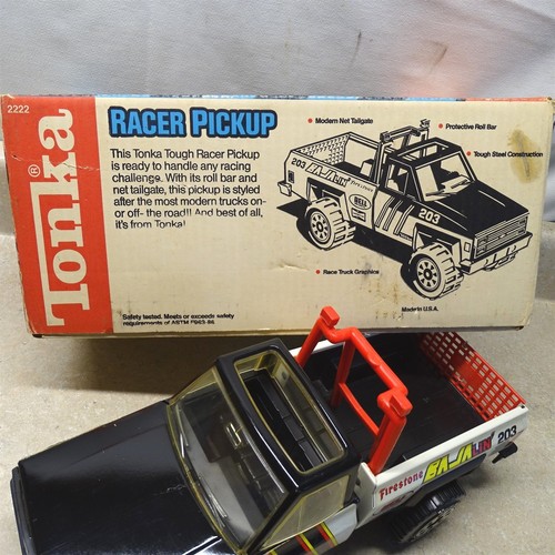 Vintage Tonka Racer Pickup Truck Bajalin' Racer In Box, Pressed Steel, #2222 - Picture 3 of 15