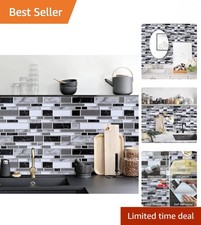Elegant Peel and Stick Backsplash Wallpaper 17.7" x 118.1" - Waterproof Sty...