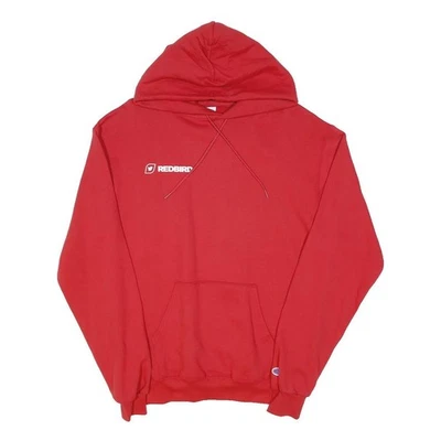 CHAMPION Sweat à Capuche Homme Rouge M Logo Redbird Col Rond - Photo 1/4