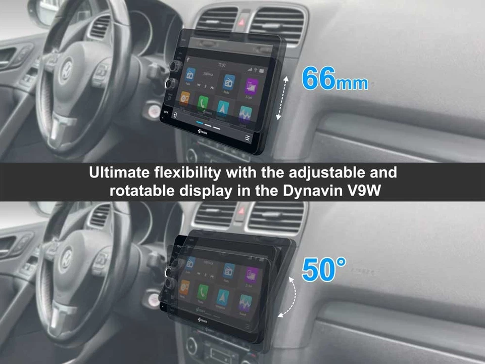 Dynavin D9-V9W Premium 96 GB Navigation Touchscreen DAB Bluetooth für VW Caddy G - Bild 3 von 4