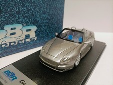 BBR 1:43 Maserati Convertible Car Model Maserati Gran Sport 2005 Silver Grey