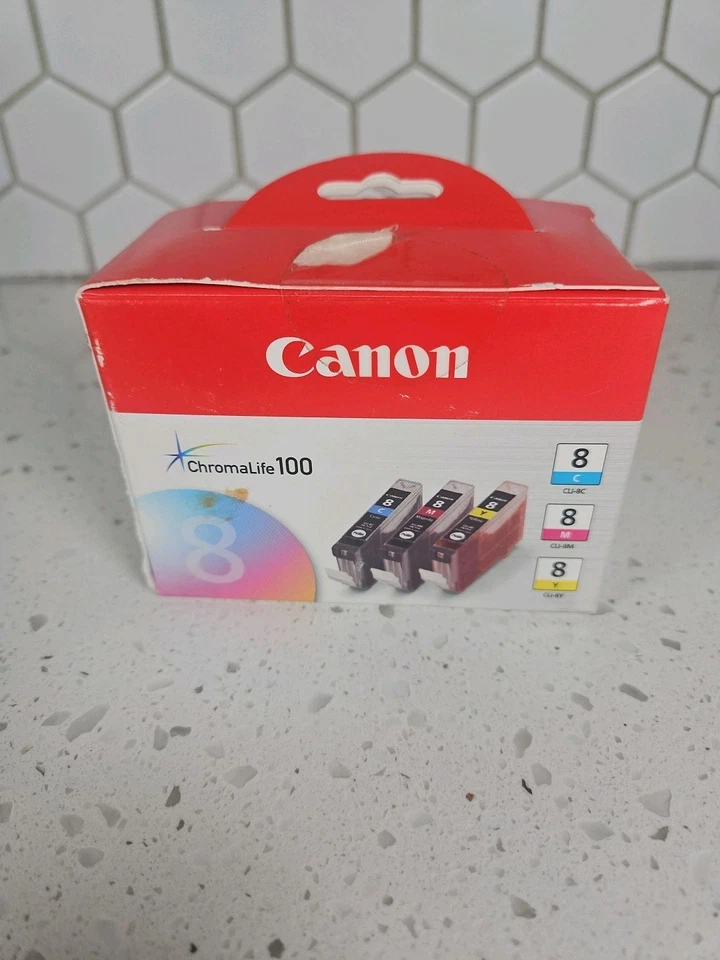 Canon CLI-8 Tri Color Ink Cartridges 0621B016 - Image 3 of 4