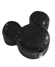 NEW Baublebar Disney Mickey Mouse Jewelry Storage Case Sparkly Black
