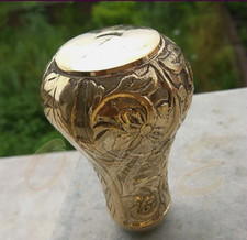 Brass Solid Designer Handle Vintage For Wooden Walking Cane Victorian SticK