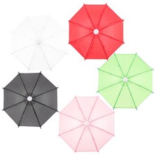 5 Pcs Photography Props Supplies Umbrella Doll Beach Umbrellas Decorative Model