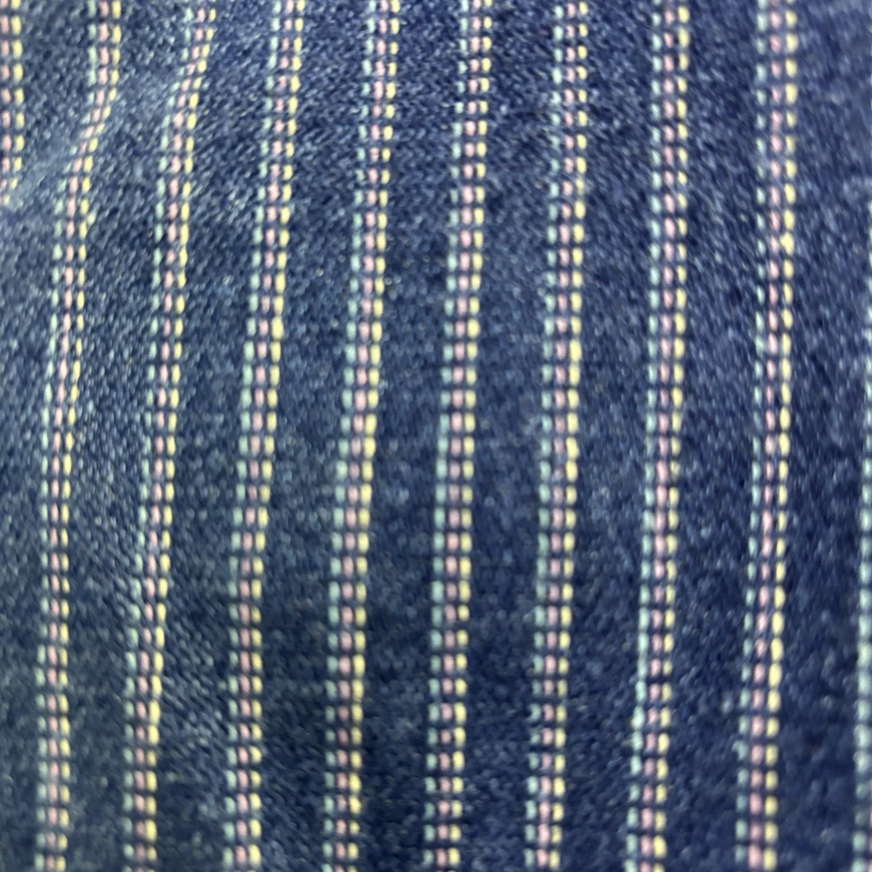 Jeans Gitano vintage años 80 cintura alta azul pastel arco iris rayas mamá 13-14 Foto 2 de 4