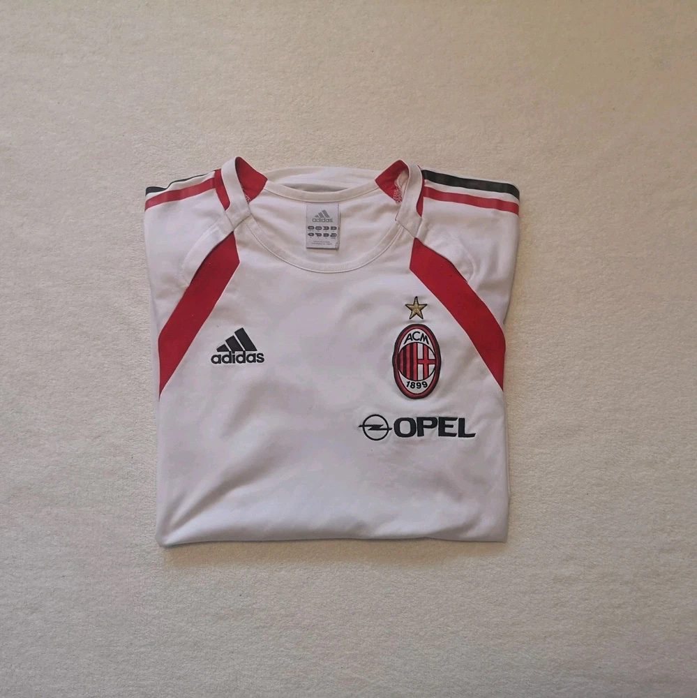 Vintage Retro 2005/06 AC Mailand Trikot Größe: M Fußball Streatwear Adidas Fans