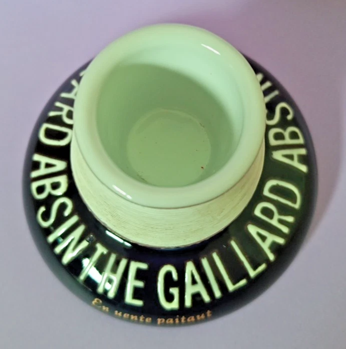 c. 1900 - RARE ANCIEN PYROGENE PUBLICITAIRE - ABSINTHE GAILLARD - Bistrot Fumeur - Photo 2/4