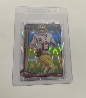2025 Topps Chrome   - Brock Purdy #262 - RayWave Refractor - 49ers NM