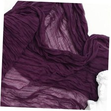 Cheesecloth Table Runner 35x120 Inches Gauze Table Runner 1 Pack-10FT Purple