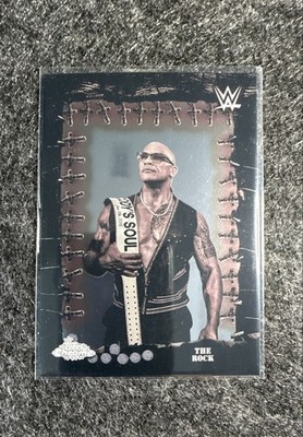 2025 Topps Chrome WWE X Cactus Jack - Famed Phantoms The Rock #FMP-14
