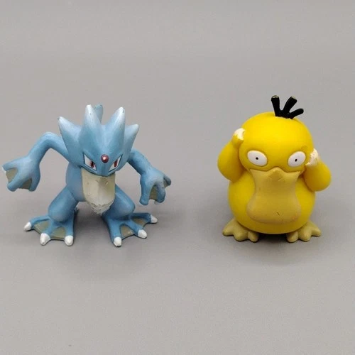 Pokémon Tomy Figures Lot of 2 Psyduck & Golduck CGTSJ Vintage Made in China