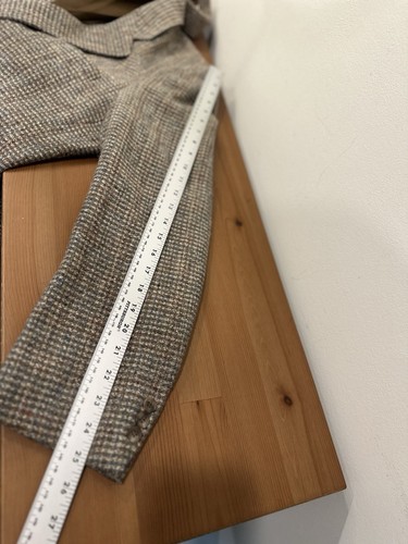 Vintage Levi's Menswear Wool Sport Coat Mens 44R Tweed 2 Button Blazer Jacket US - Picture 11 of 16