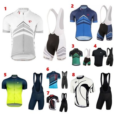 Herren PEARL iZUMi Fahrradtrikot Rennrad Fahrrad Trikot Lätzchen Sets Radtrikot