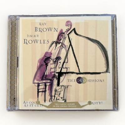 The Duo Sessions by Ray Brown & Jimmy Rowles (Concord Jazz 2x  CD, 2000) MINT 