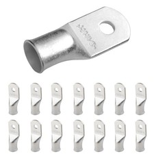 SELTERM 15pcs 2/0 AWG 1/4 Stud UL Marine Grade Battery Terminal Connectors Ti...