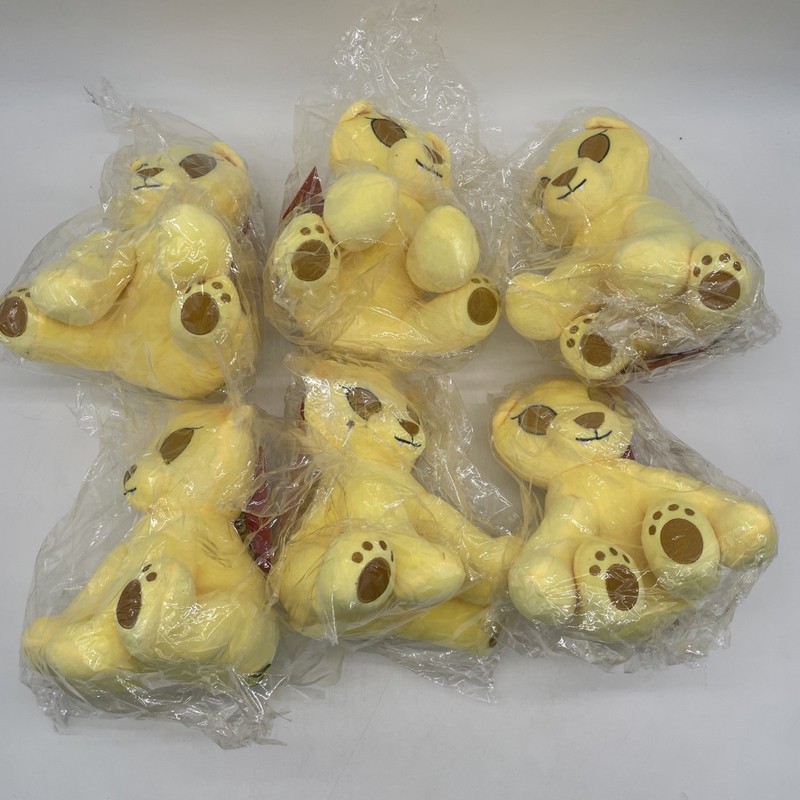New Metazoo Limited Edition Plush Bundle! Golden Bear Log Of 6! New!