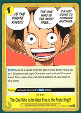 The One Who Is the Most Free Is the Pirate King!!! Carrying On His Will OP13-116