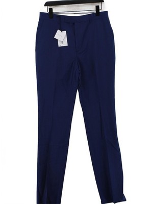 Paul Smith Herren Anzughose W 32 in Blau Wolle Neu Mit Etikett