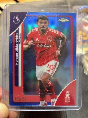 2025-26 Topps Chrome Morgan Gibbs-White 001/150 BOOKEND 