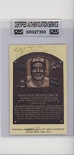 CAS Certified 1981 Inducted 1973 Mike Roberts Monte Irvin Sealed Auto HOF 3c7