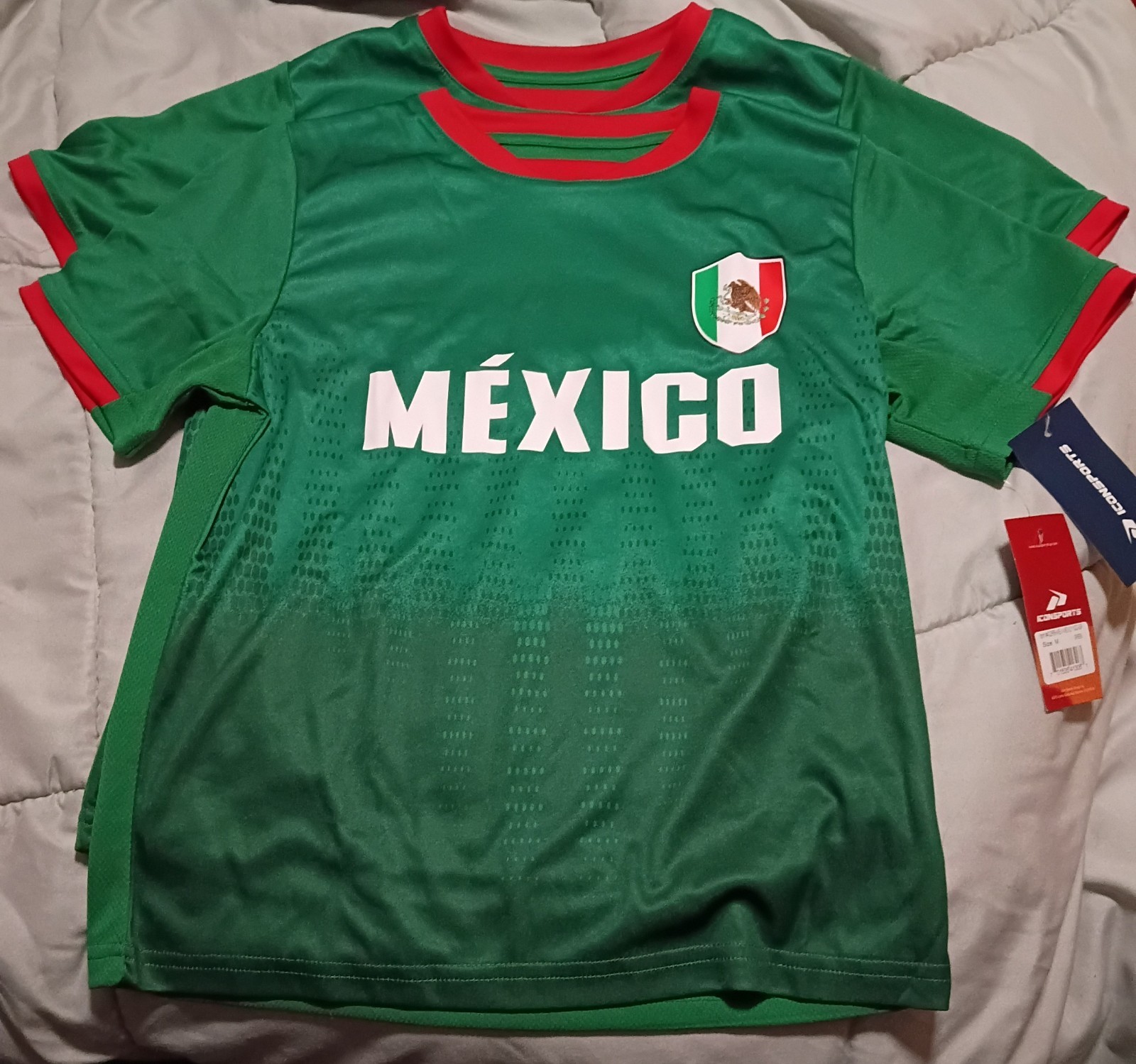 2026 FIFA World Cup MEXICO Green Game Day Soccer JERSEY - YOUTH MEDIUM (10 - 12)