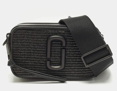 Marc Jacobs / The Straw Snapshot camera bag / Woven Raffia +