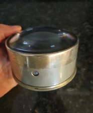  4.5" Antique Condenser magnifier lens VTG Victorian Magic Lantern Projector 