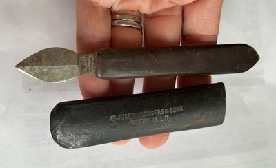 Joseph Rodgers & Sons Sheffield Ink Scraper Bloodletting Antique Scalpel 1800s