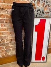 Quacker Factory Black Knit Denim Tall DreamJeannes Boot Cut XXST New Jeans