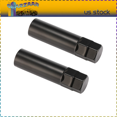 2pcs Black Socket Key Tool for 7 spline Lug Nuts | 19mm, 3/4'', 21mm, 13/16'' Hehp