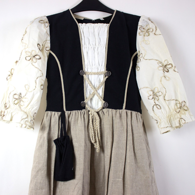 Landhaus C&A Bavarian Dirndl Dress US Sz XS Oktoberfest Linen Blend EU 158  | eBay