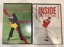 Graves Golf Academy Improve Your Move & Single Plane Academy Inside Swing DVDs!
