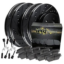 Front Rear Brakes and Rotors Kit Front Rear Brake Pads Brake Rotors and