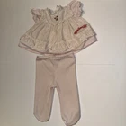 Cabbage Patch Kids Dress And Pants Pink Vintage Original CPK Nostalgic Doll