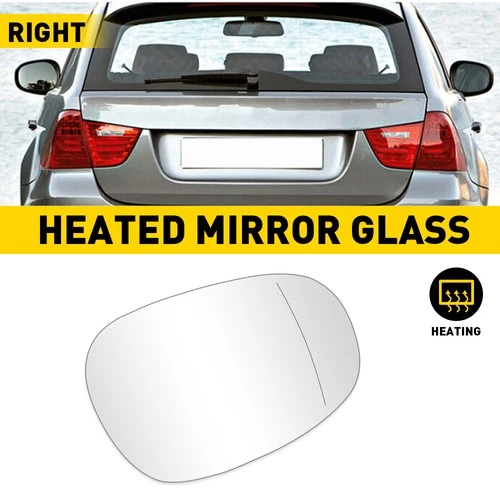 Passenger Side View Glass Mirror for Heated 2010-2013 BMW 135i 128i 328i 335i