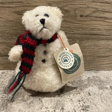 Boyds bears plush Snowman Snowbear 6”