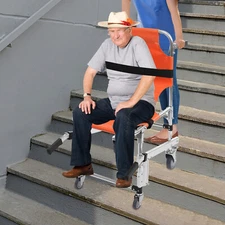 Foldable Emergency Stair Chair Stair Climbing Wheelchair Transportation Chair
