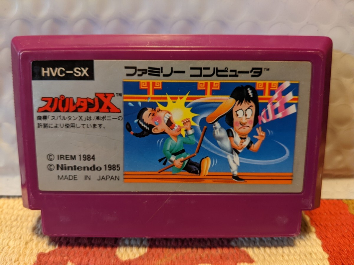 Spartan X Kung Fu Famicom NES Japan import US Seller . Tested and